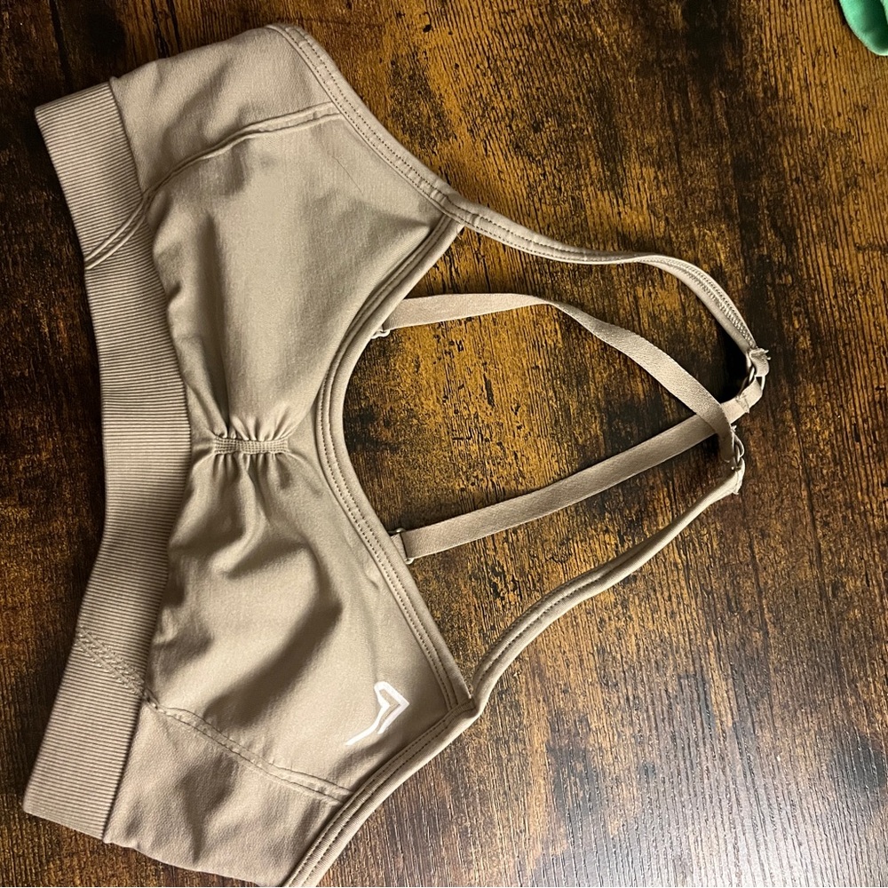 Gymshark Beige Sports Bra